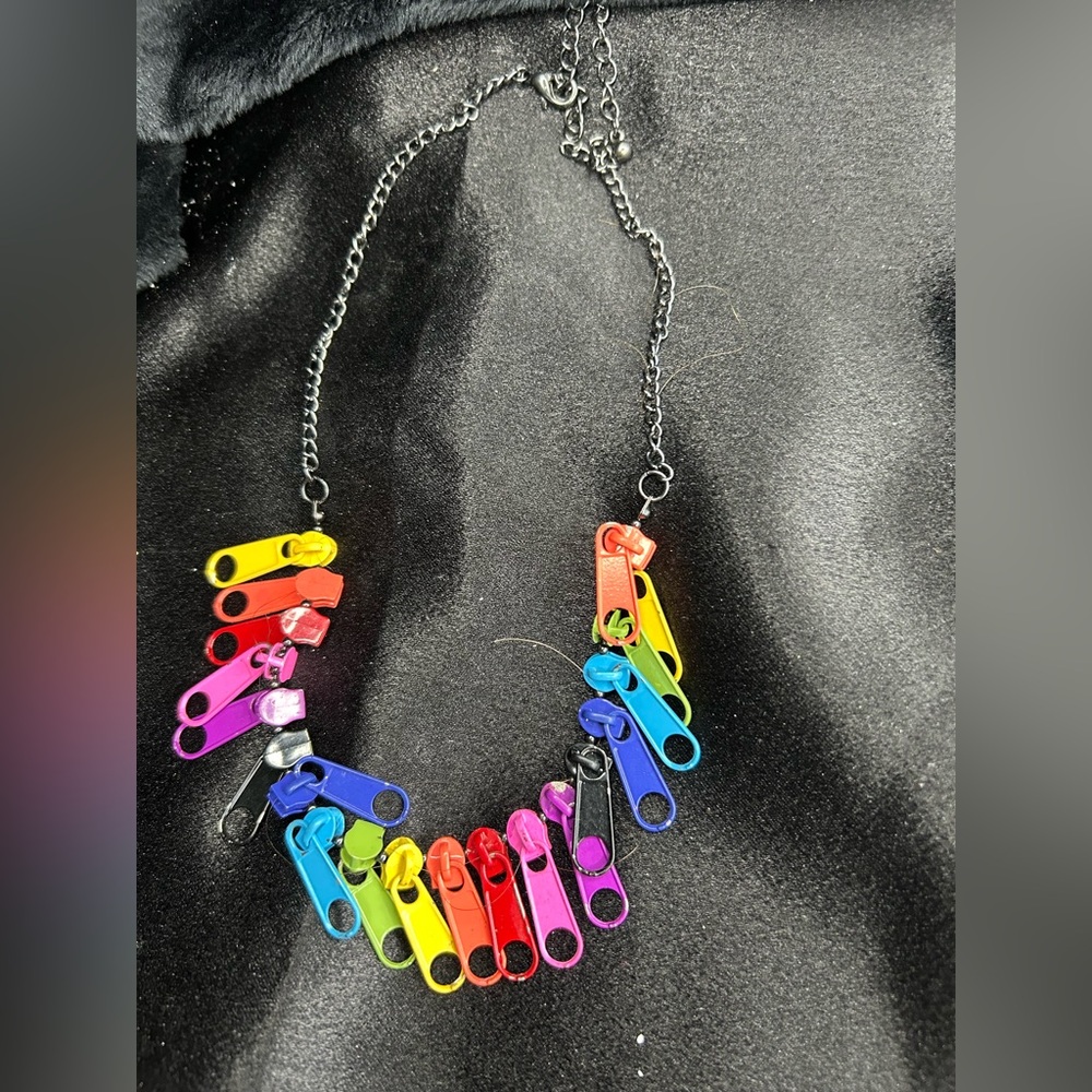 Colorful Zipper Necklace